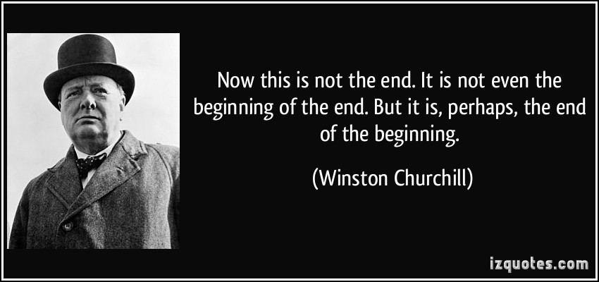 The End of the Beginning - Wikipedia